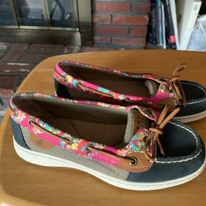 Sperry Top Sider boat shoe.